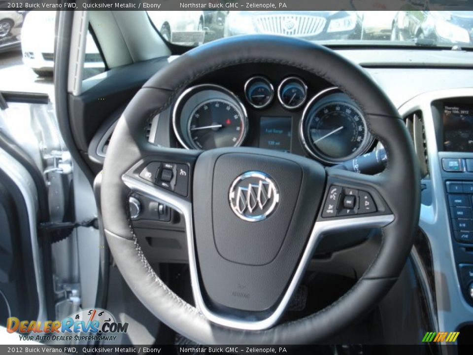 2012 Buick Verano FWD Quicksilver Metallic / Ebony Photo #18