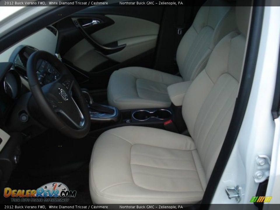 2012 Buick Verano FWD White Diamond Tricoat / Cashmere Photo #11