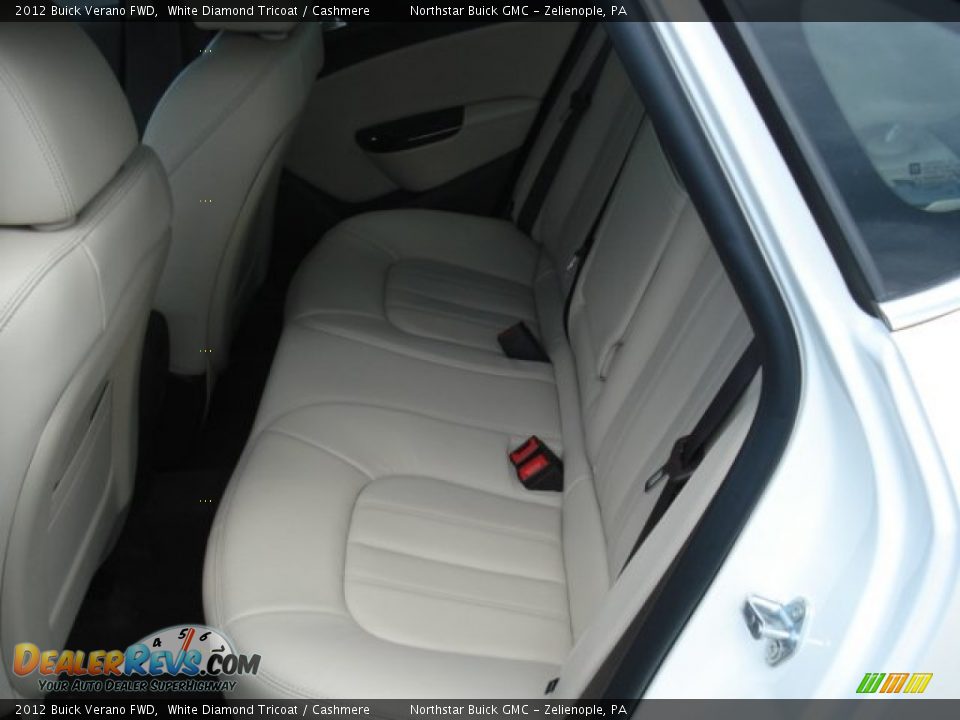 2012 Buick Verano FWD White Diamond Tricoat / Cashmere Photo #13