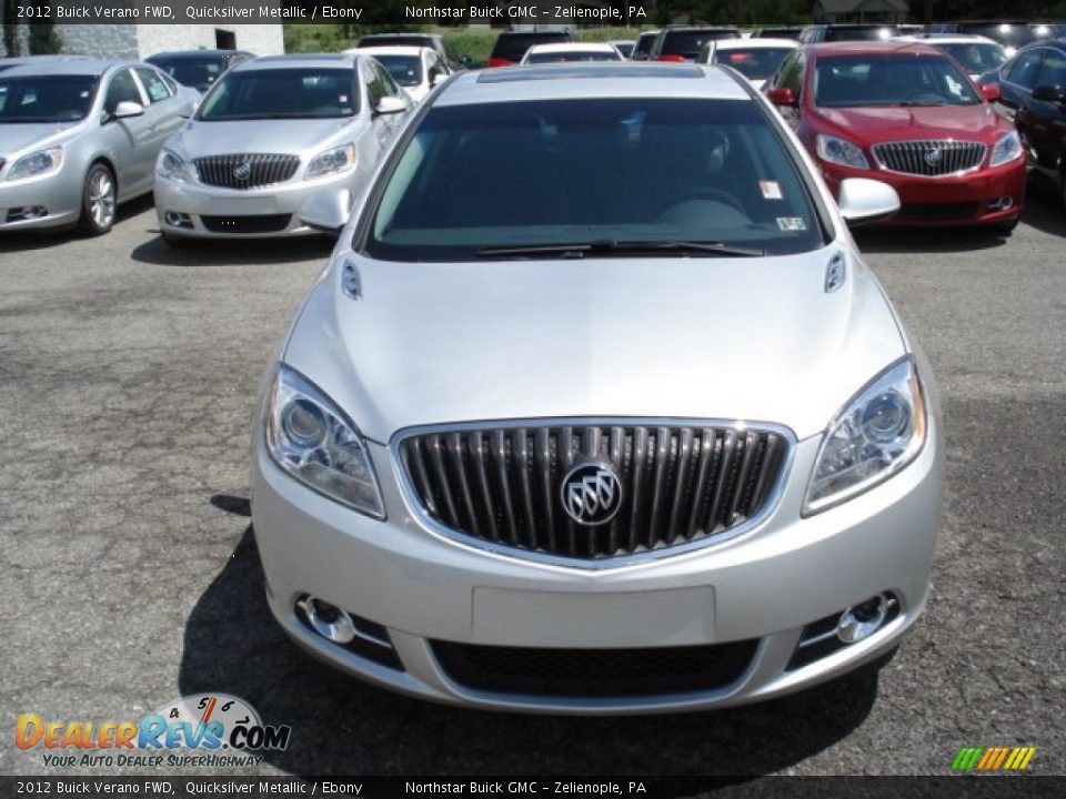 2012 Buick Verano FWD Quicksilver Metallic / Ebony Photo #3