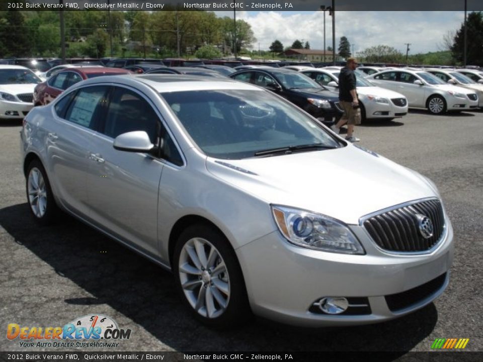 2012 Buick Verano FWD Quicksilver Metallic / Ebony Photo #4