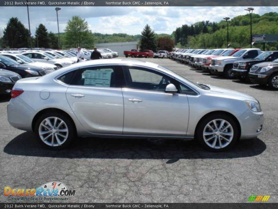 2012 Buick Verano FWD Quicksilver Metallic / Ebony Photo #5