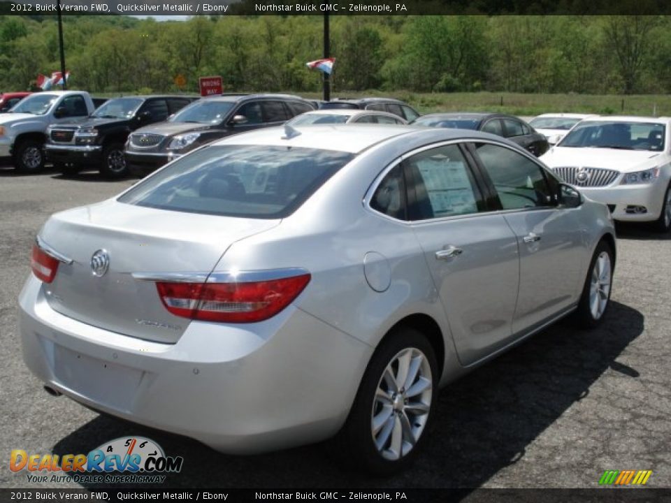 2012 Buick Verano FWD Quicksilver Metallic / Ebony Photo #6