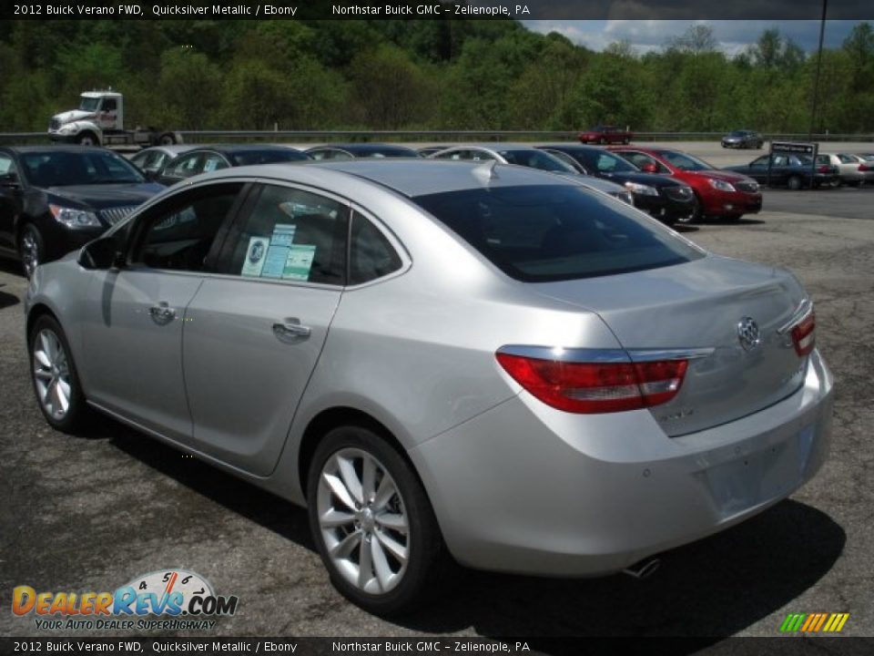 2012 Buick Verano FWD Quicksilver Metallic / Ebony Photo #8