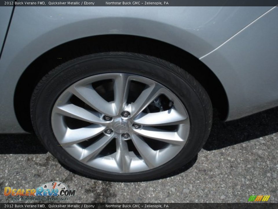 2012 Buick Verano FWD Quicksilver Metallic / Ebony Photo #9