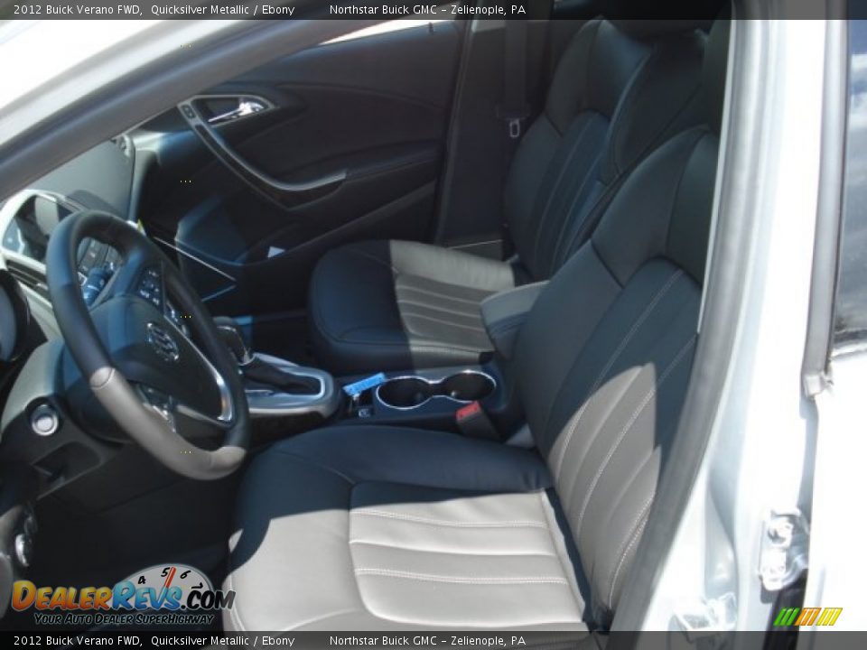 2012 Buick Verano FWD Quicksilver Metallic / Ebony Photo #11