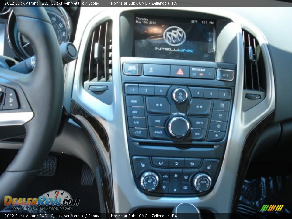 2012 Buick Verano FWD Quicksilver Metallic / Ebony Photo #16