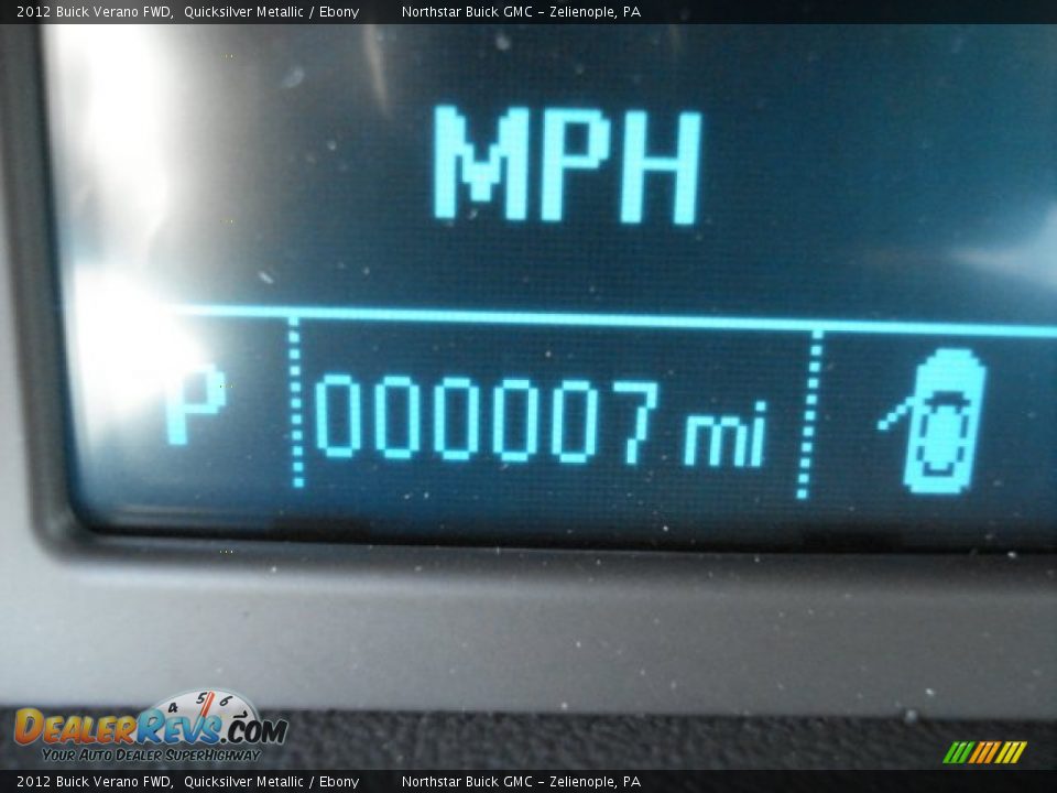 2012 Buick Verano FWD Quicksilver Metallic / Ebony Photo #19