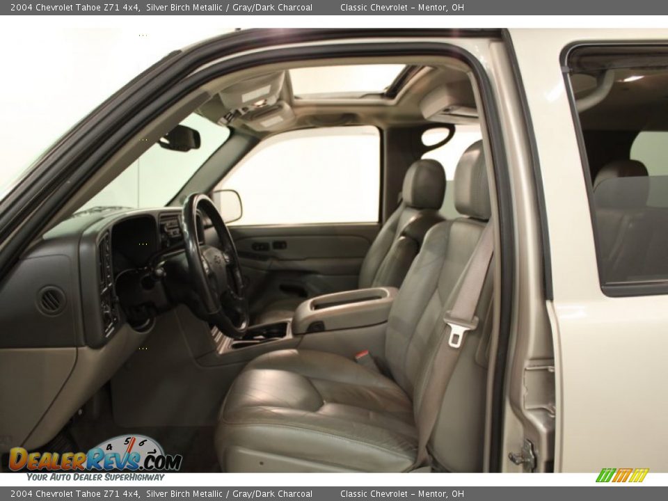 2004 Chevrolet Tahoe Z71 4x4 Silver Birch Metallic / Gray/Dark Charcoal Photo #7