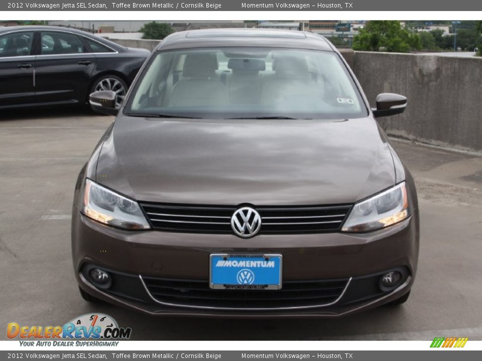 2012 Volkswagen Jetta SEL Sedan Toffee Brown Metallic / Cornsilk Beige Photo #1