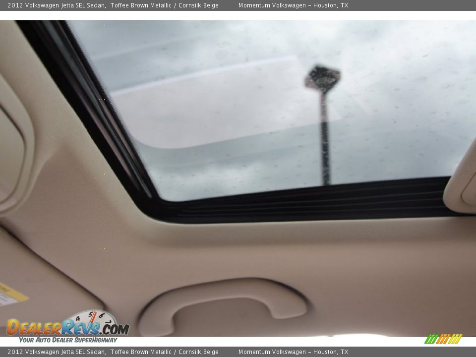 2012 Volkswagen Jetta SEL Sedan Toffee Brown Metallic / Cornsilk Beige Photo #13