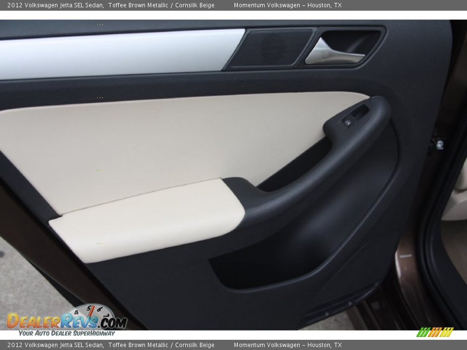 2012 Volkswagen Jetta SEL Sedan Toffee Brown Metallic / Cornsilk Beige Photo #16