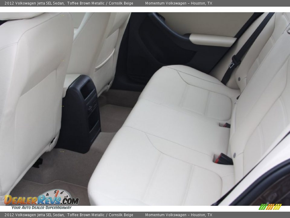 2012 Volkswagen Jetta SEL Sedan Toffee Brown Metallic / Cornsilk Beige Photo #17