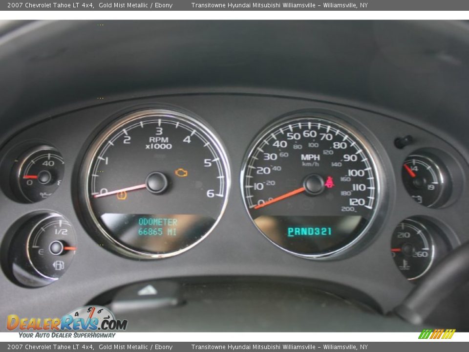 2007 Chevrolet Tahoe LT 4x4 Gold Mist Metallic / Ebony Photo #20