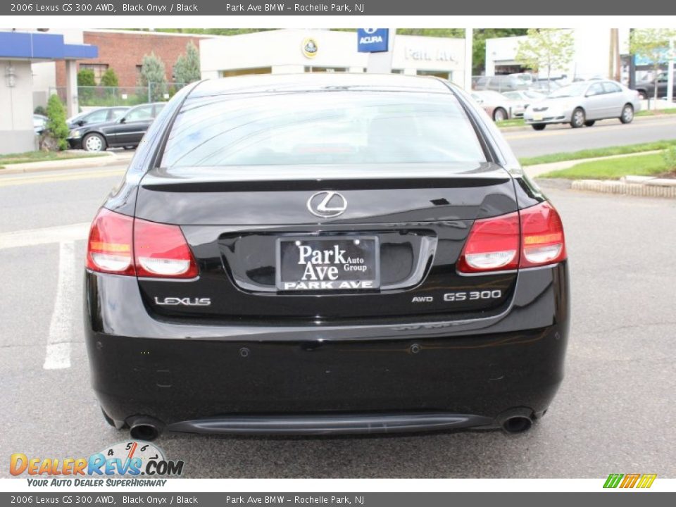 2006 Lexus GS 300 AWD Black Onyx / Black Photo #6