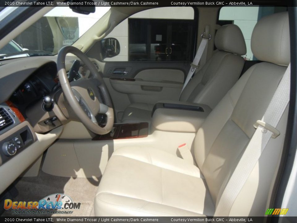 2010 Chevrolet Tahoe LTZ White Diamond Tricoat / Light Cashmere/Dark Cashmere Photo #8