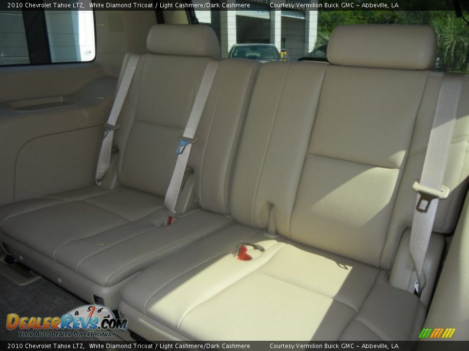 2010 Chevrolet Tahoe LTZ White Diamond Tricoat / Light Cashmere/Dark Cashmere Photo #11