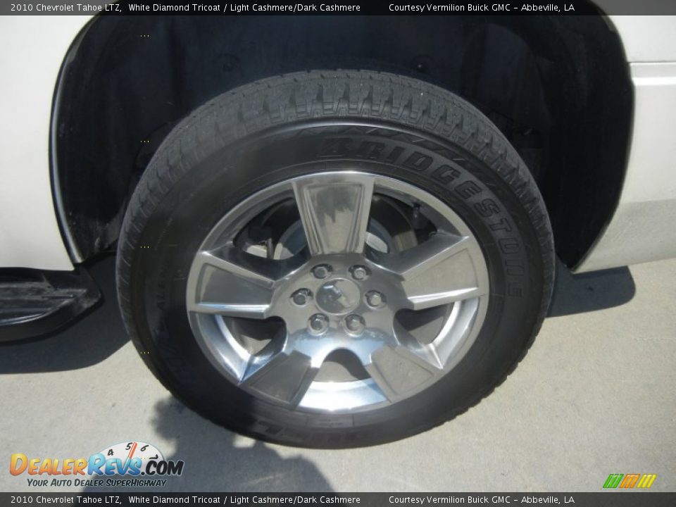 2010 Chevrolet Tahoe LTZ White Diamond Tricoat / Light Cashmere/Dark Cashmere Photo #22