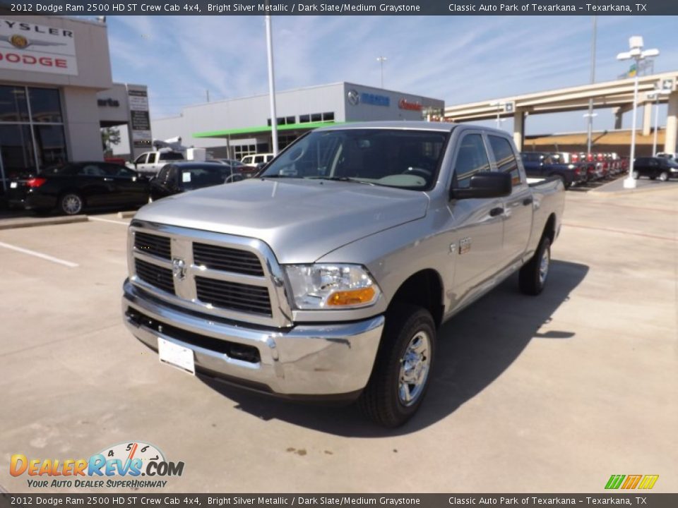 2012 Dodge Ram 2500 HD ST Crew Cab 4x4 Bright Silver Metallic / Dark Slate/Medium Graystone Photo #1