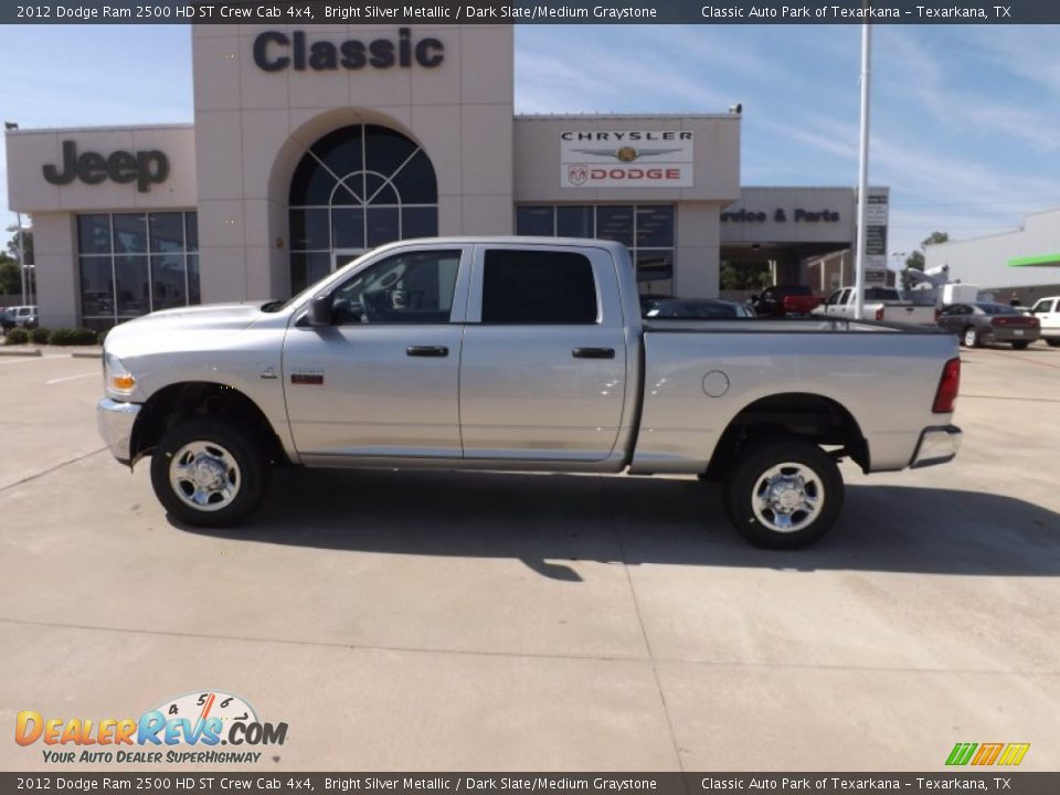 2012 Dodge Ram 2500 HD ST Crew Cab 4x4 Bright Silver Metallic / Dark Slate/Medium Graystone Photo #2