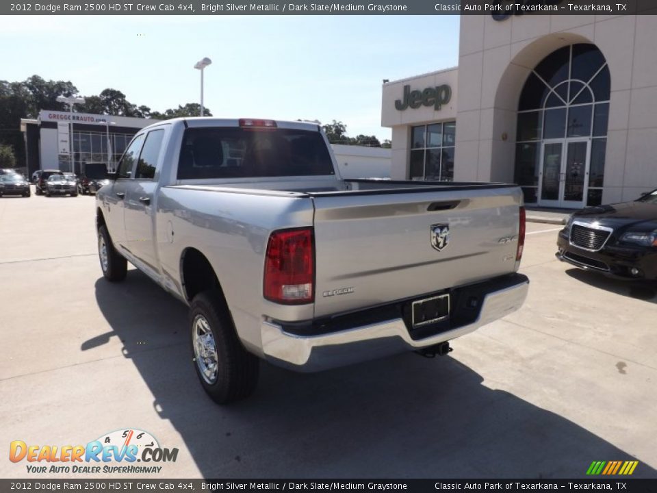 2012 Dodge Ram 2500 HD ST Crew Cab 4x4 Bright Silver Metallic / Dark Slate/Medium Graystone Photo #3