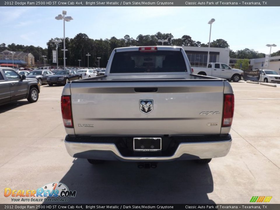 2012 Dodge Ram 2500 HD ST Crew Cab 4x4 Bright Silver Metallic / Dark Slate/Medium Graystone Photo #4