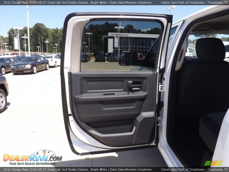 2012 Dodge Ram 3500 HD ST Crew Cab 4x4 Dually Chassis Bright White / Dark Slate/Medium Graystone Photo #17