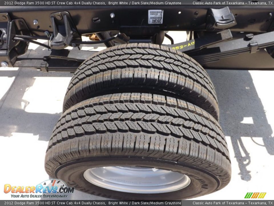 2012 Dodge Ram 3500 HD ST Crew Cab 4x4 Dually Chassis Bright White / Dark Slate/Medium Graystone Photo #20