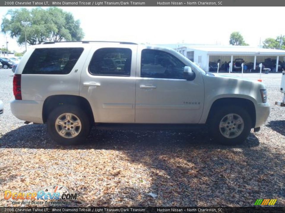 2008 Chevrolet Tahoe LT White Diamond Tricoat / Light Titanium/Dark Titanium Photo #3