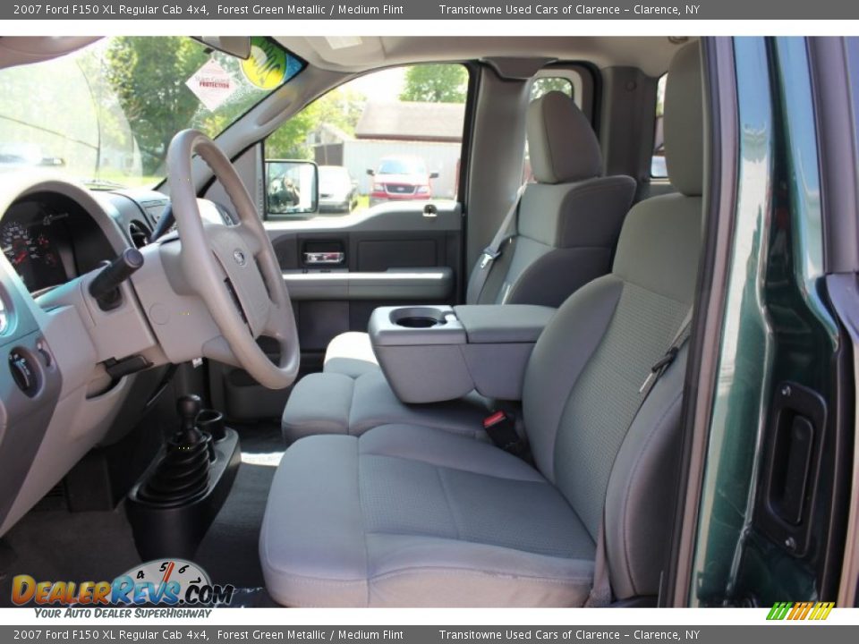 Medium Flint Interior 2007 Ford F150 Xl Regular Cab 4x4