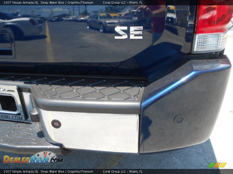 2007 Nissan Armada SE Deep Water Blue / Graphite/Titanium Photo #7