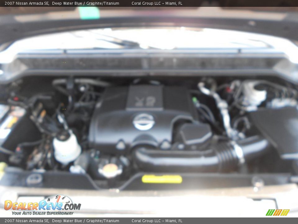 2007 Nissan Armada SE Deep Water Blue / Graphite/Titanium Photo #20