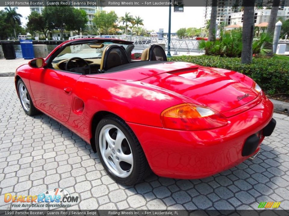 1998 Porsche Boxster Guards Red / Savanna Beige Photo #1