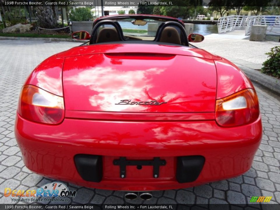 1998 Porsche Boxster Guards Red / Savanna Beige Photo #2