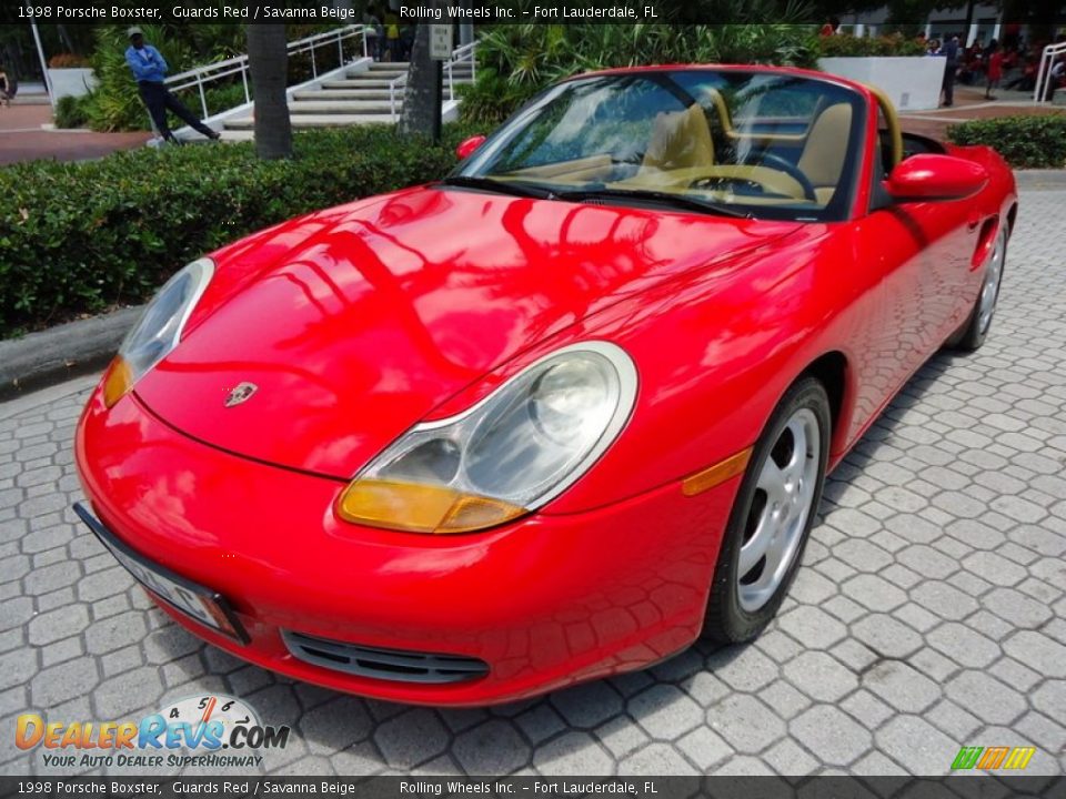 Front 3/4 View of 1998 Porsche Boxster  Photo #3