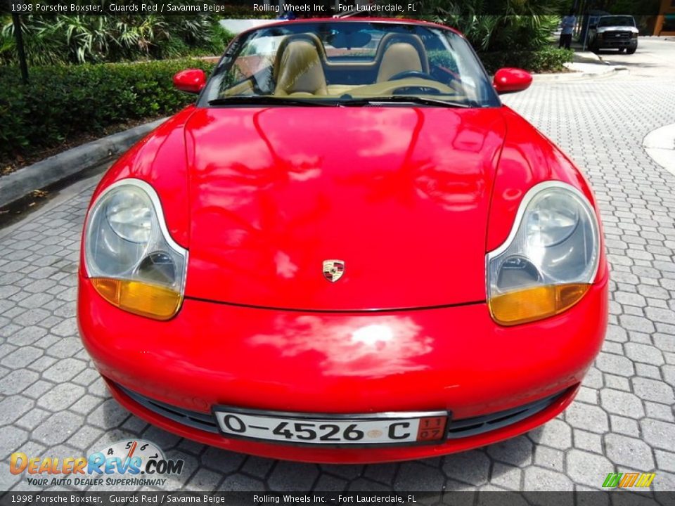 1998 Porsche Boxster Guards Red / Savanna Beige Photo #4