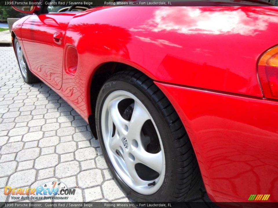 1998 Porsche Boxster Guards Red / Savanna Beige Photo #11