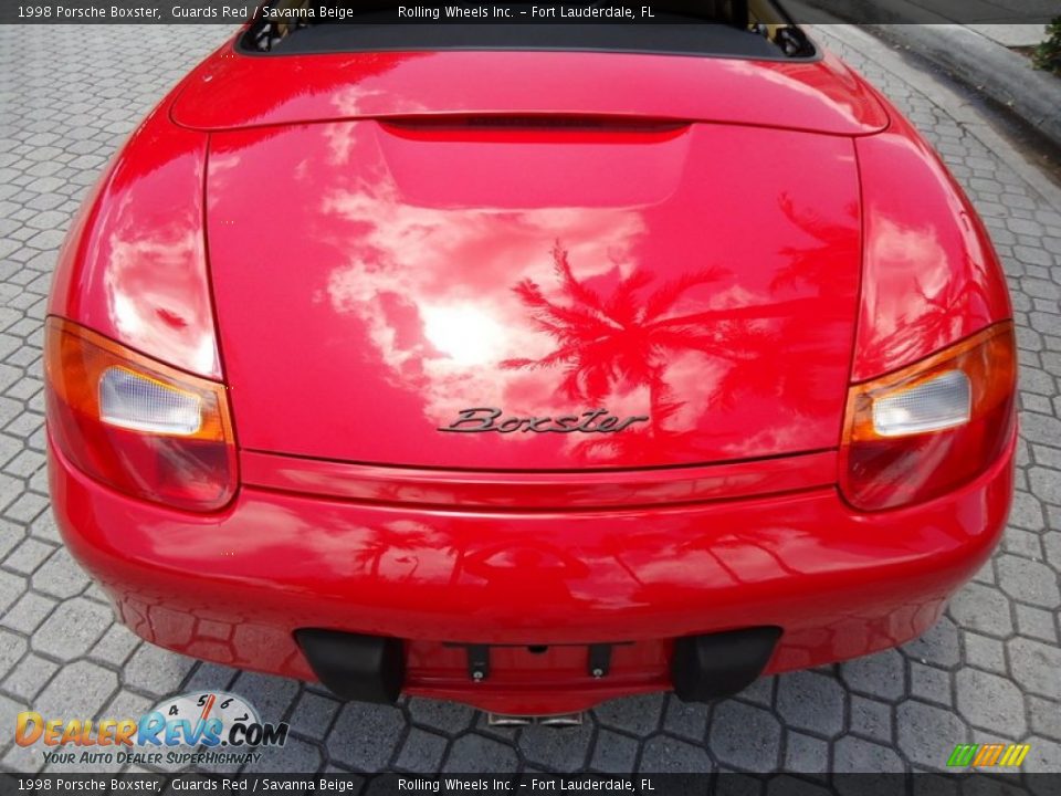 1998 Porsche Boxster Guards Red / Savanna Beige Photo #12