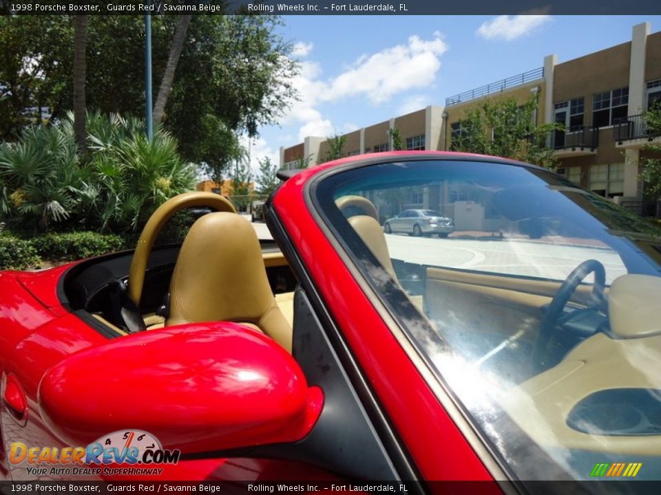 1998 Porsche Boxster Guards Red / Savanna Beige Photo #15