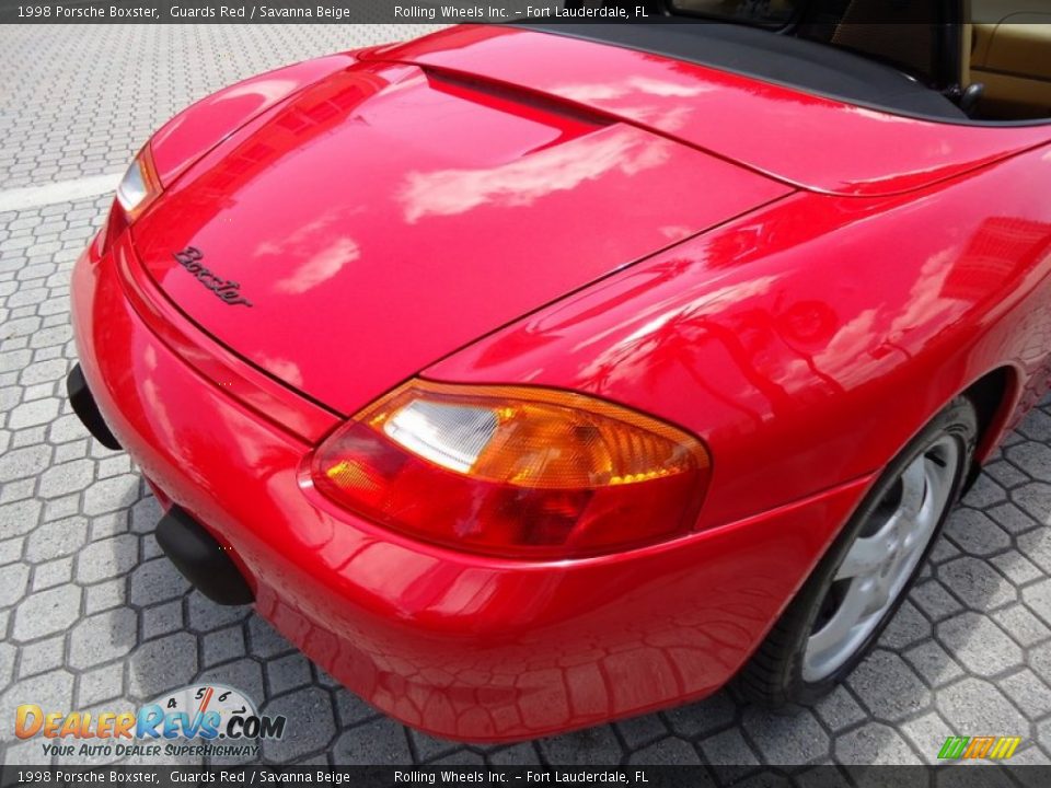 1998 Porsche Boxster Guards Red / Savanna Beige Photo #17