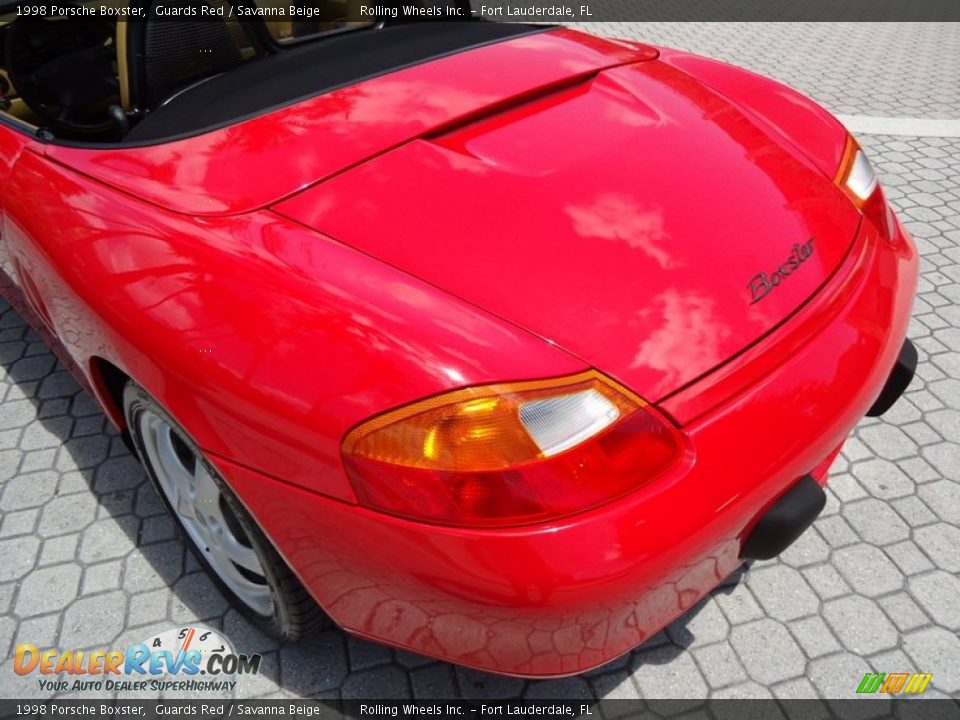 1998 Porsche Boxster Guards Red / Savanna Beige Photo #21