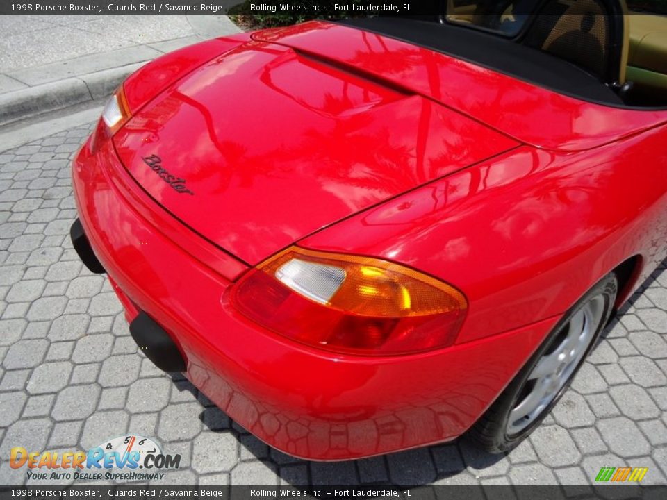 1998 Porsche Boxster Guards Red / Savanna Beige Photo #22