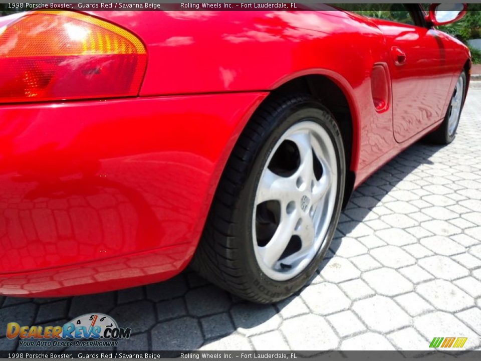 1998 Porsche Boxster Guards Red / Savanna Beige Photo #23