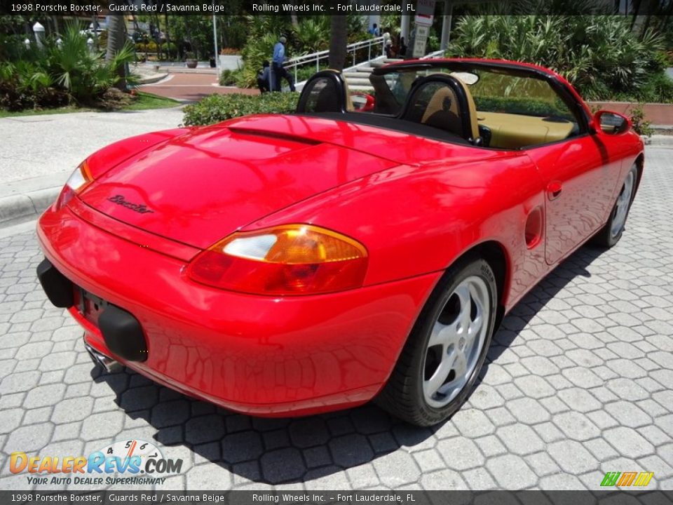 1998 Porsche Boxster Guards Red / Savanna Beige Photo #27