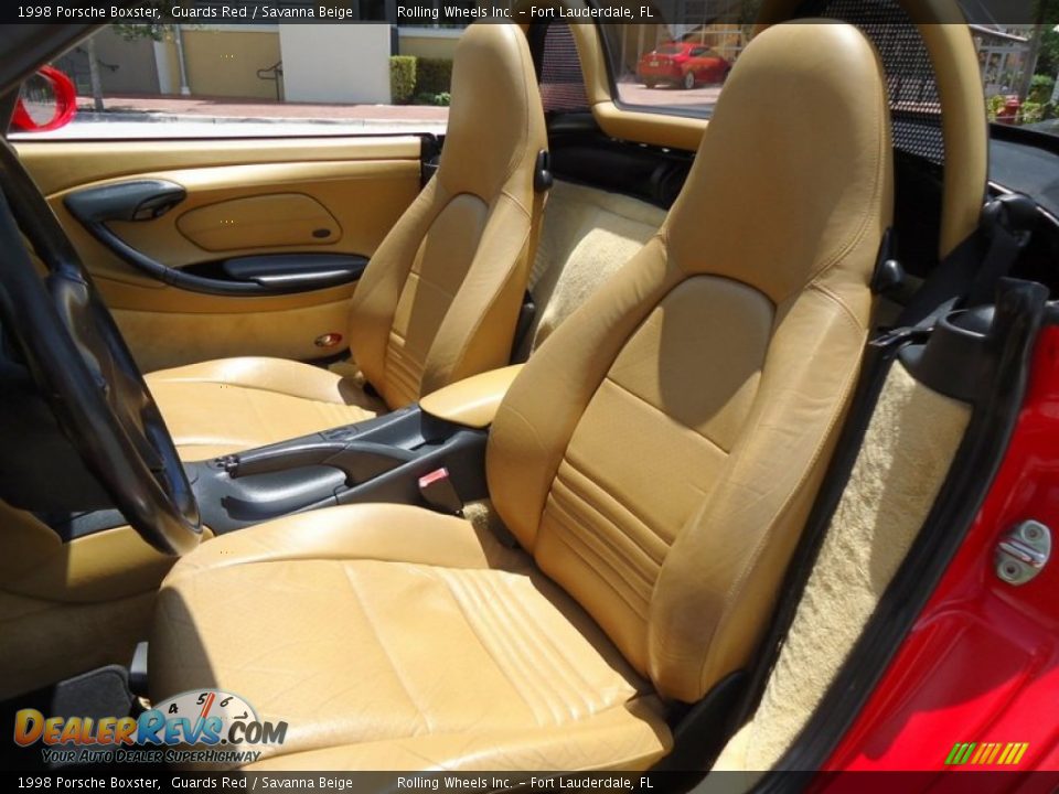 Savanna Beige Interior - 1998 Porsche Boxster  Photo #31