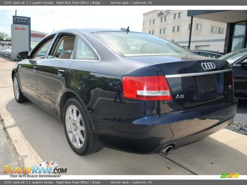 2005 Audi A6 3.2 quattro Sedan Night Blue Pearl Effect / Beige Photo #4