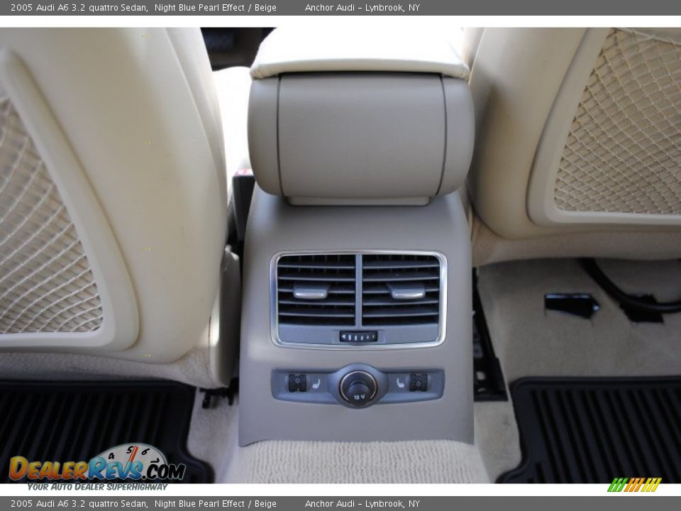 2005 Audi A6 3.2 quattro Sedan Night Blue Pearl Effect / Beige Photo #17