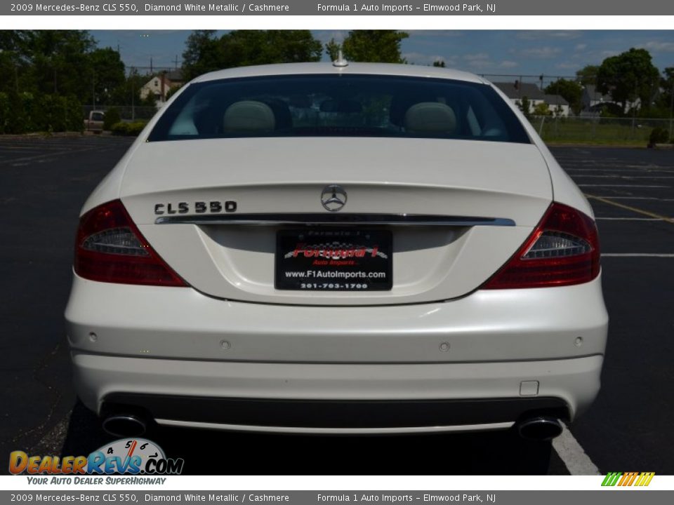 2009 Mercedes-Benz CLS 550 Diamond White Metallic / Cashmere Photo #9