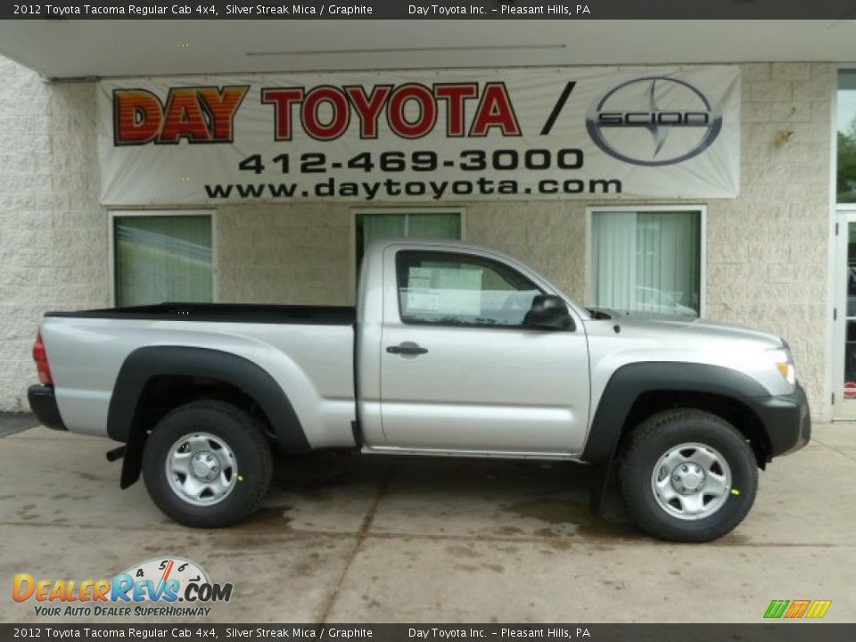 2012 Toyota Tacoma Regular Cab 4x4 Silver Streak Mica / Graphite Photo #1