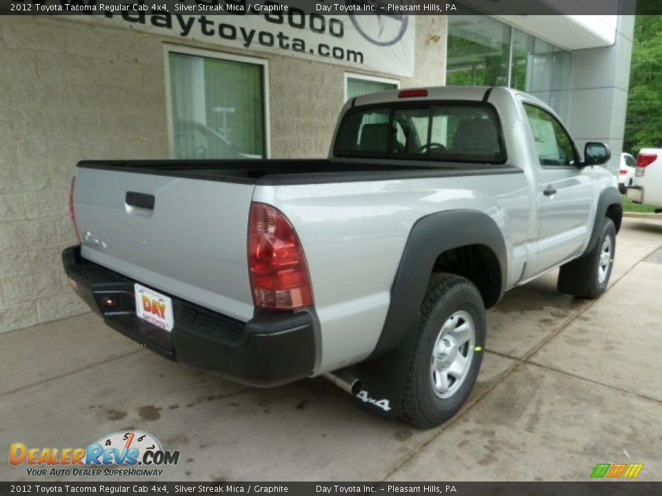 2012 Toyota Tacoma Regular Cab 4x4 Silver Streak Mica / Graphite Photo #2